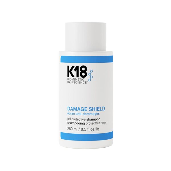 K18 Damage Shield Protective Shampoo, Reduces Frizziness & Tangles 250ml