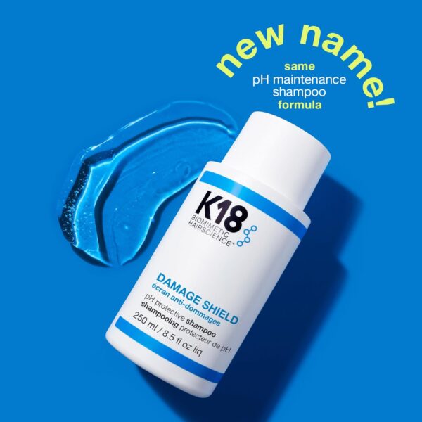 K18 Damage Shield Protective Shampoo, Reduces Frizziness & Tangles 250ml - Image 4